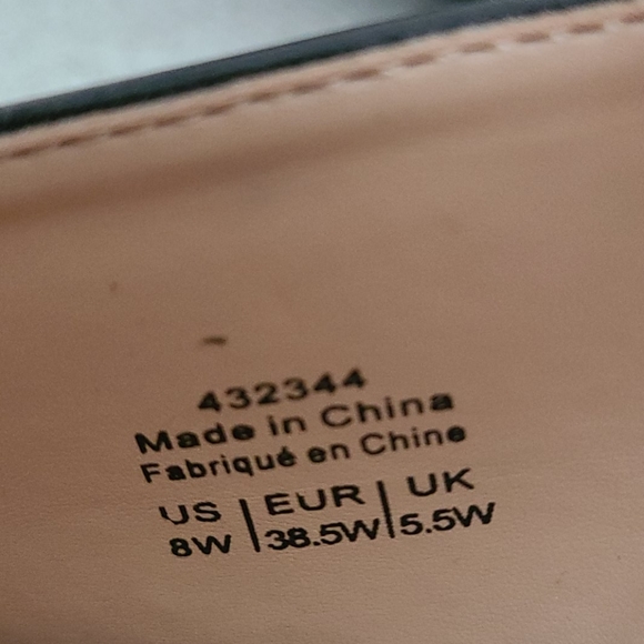 BNIB Dawn Black Slingback Pumps - Size 8W - Picture 7 of 12